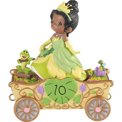 Figurine Precious Moments Disney Birthday Parade, 10 ans, la princesse et la grenouille Tiana 4,15 pouces