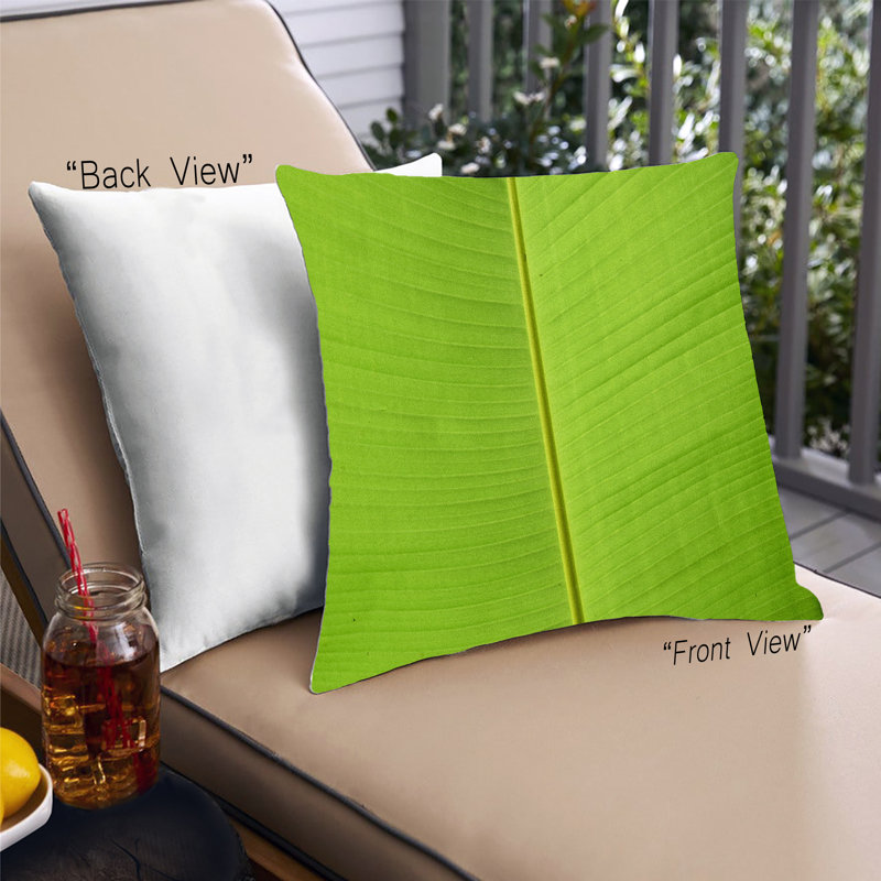 Coussin décoratif Color Focus Green 61, Microsuède
