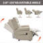 Fauteuil inclinable manuel avec massage, chaleur et cuir ciré-1369498744-1369498746