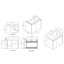 Meuble-lavabo simple 24 po avec plateau en résine Mikasia-590334245