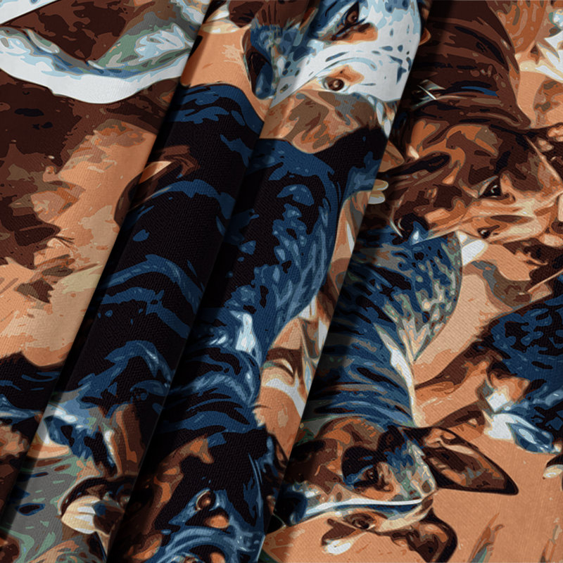 Tapisserie murale Dogs Koolie, 26 po x 36 po