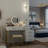 White, Modern Vanity Set With Light And Mirror; 6 Storage Drawers + Dividers + Cushioned Stool; Bedroom Women's Dressing Table.-1338630341