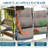 4-Piece Outdoor Patio Conversation Set: Rattan Sofa with Glass Coffee Table and Removable Gray Cushions