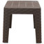 Table d'appoint de patio contemporaine en plastique pour l'extérieur-490416404