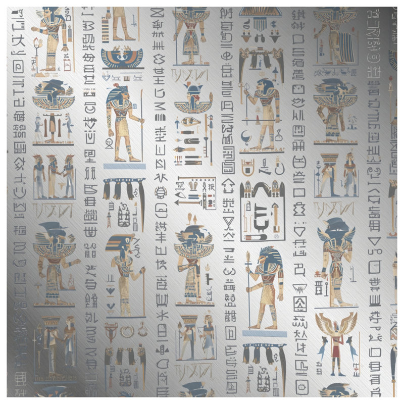 Egyptian Hieroglyphics Art Comforter, Twin Extra Long