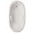 Kimberly 66'' x 40'' Soaking Acrylic Bathtub-9228473-88693358