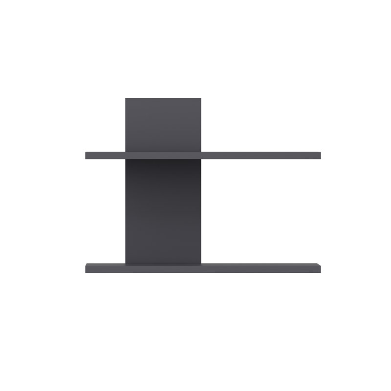 Bacus Wall Shelf Versatile Storage Solution for Modern Homes, Anthracite