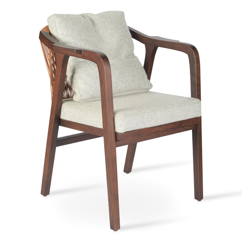 Drops Armchair in Wool, Silver Wool