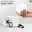 Sharper Image 3.5'' W White Key Chain