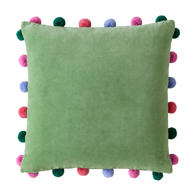 Bluebellgray Green Square Cushion