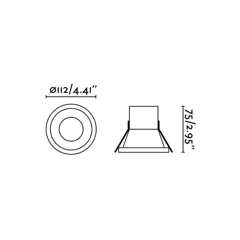Raunds LED Slim Profile Recessed Lighting Kit