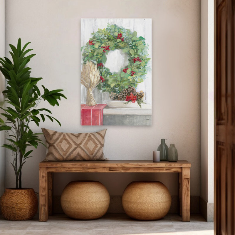 Noël naturel II, H 48 po x l 32 po