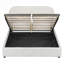 Grand lit plateforme tapissier moderne avec système de rangement hydraulique-1190977958-1190977959