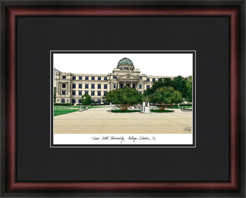 Satin Brown Beveled Picture Frame