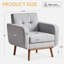 Upholstered Armchair-1801190908