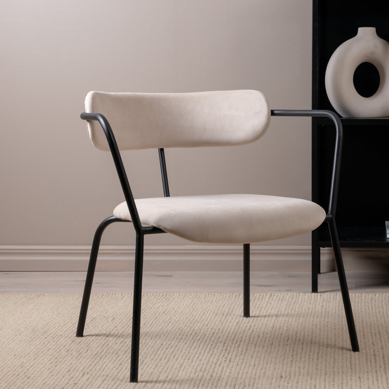 Bonview Velvet Armchair, Beige