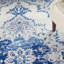 Tapis oriental blanc / bleu Colo-1053946085