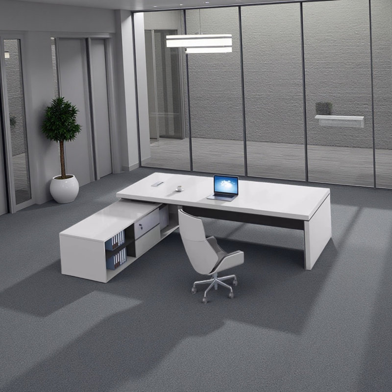 Ensemble de bureau Minimalist Boss, H 29,53 po x l 86,61 po x P 62,99 po, Retour à gauche