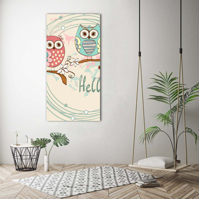 Owls - Wrapped Canvas Print