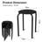 Patio Plastic Portable Stacking Chairs(Set Of 6)-1485665041
