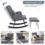 Chaise berçante avec repose-pieds Kaycion-2053271333
