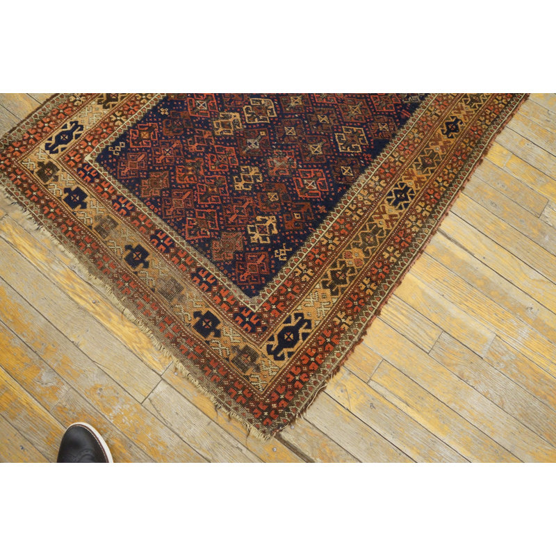 Hand Knotted Wool Geometric Area Rug