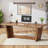 Delitha 70.9" W Manufactured Wood Executive Desk-921109967