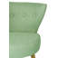 Fauteuil à oreilles Elegant, vert pétrole, 31,5 po x 29,1 po x 29,1 po | Structure en bois massif, tissu 100% polyester, coussins rembourrés en mousse 32 nom. Conception facile à nettoyer et élégante pour la maison ou l'hôtel | Confort et soutien de qualité supérieure-1793148377