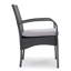 Chaise de salle à manger en osier CORDOBA KD PE [ensemble de 2 pièces]-292373935