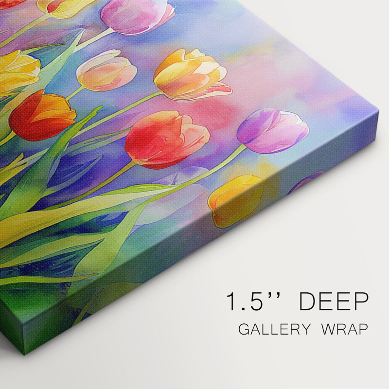 Série Floral-Cxxi -Galerie enveloppée Cavas, 18 x 27