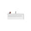 U051-Nevia48w-156 Meuble-lavabo blanc mat 48 po Nevia avec lavabo à surface solide blanc, meuble-lavabo mural flottant