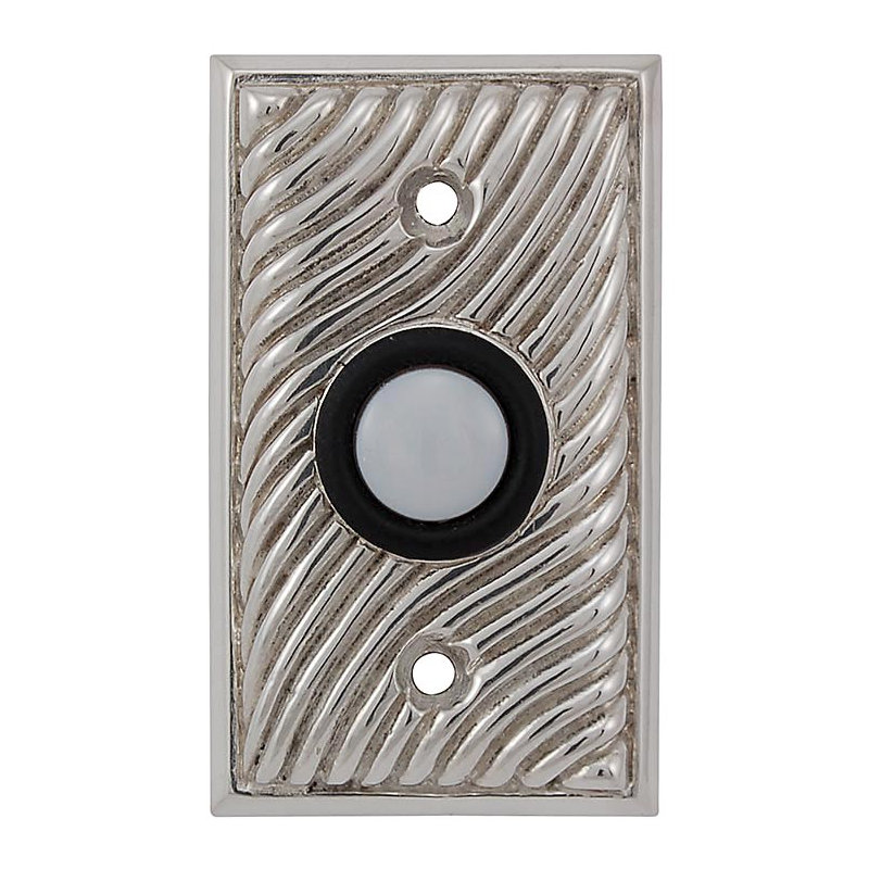 Sanzio Push Button, Polished Nickel