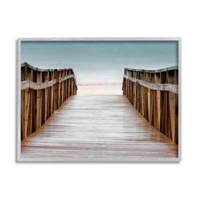 «Beach Boardwalk Wooden Waterfront Pier Ocean Coast» par Danita Delimont - photographie