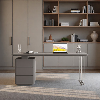 Bureau simple pour bureau avec tiroirs de rangement