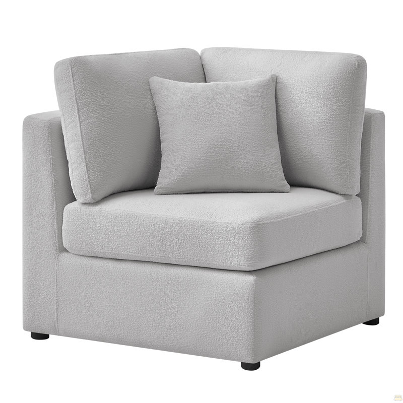 Chaise de coin Chauncy - Gris