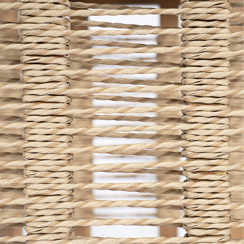 Canapé d'extérieur en bois d'acacia à 3 places pour la terrasse