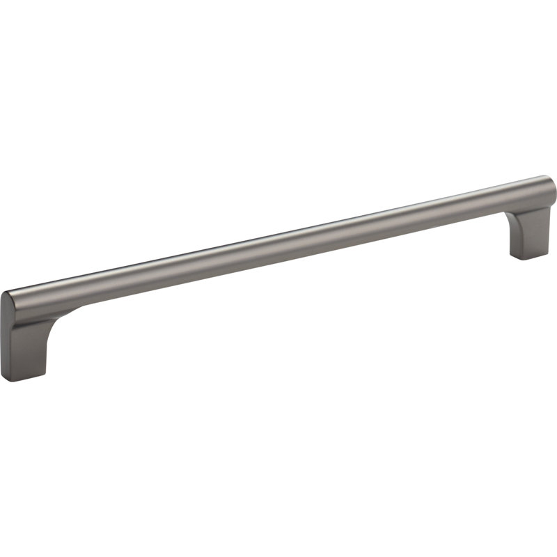 Modern Brushed Nickel Cabinet Handle with Mounting Hardware