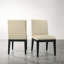 Ensemble de 2 chaises de salle à manger en bois massif Furniture Rocco