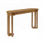 Ensemble de table de bar en bois massif avec 3 tabourets, finition en placage naturel, conception peu encombrante pour les petites cuisines et les salons.