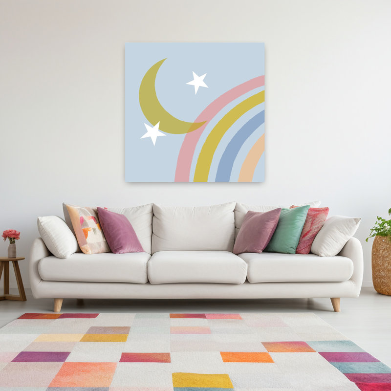 Doux rêves, paysage contemporain, art naturel, H 48 po x l 48 po