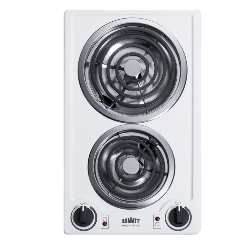Summit Appliance Electric Cooktop, White
