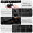 Patio Furniture Cover, Waterproof & Anti-UV Patio Sqaure Table Set Cover, Easy to Use and Care, Black-1674088011