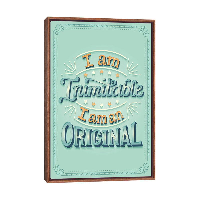 Hamilton Hamilton par Risa Rodil - reproduction d'art textuel, H 60 po x l 40po x P 1,5 po, Pas de tapis