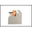 Canapé de patio en tissu beige et osier gris avec 2 coussins et 2 repose-pieds