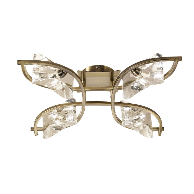 Wallen Crystal Semi Flush Mount