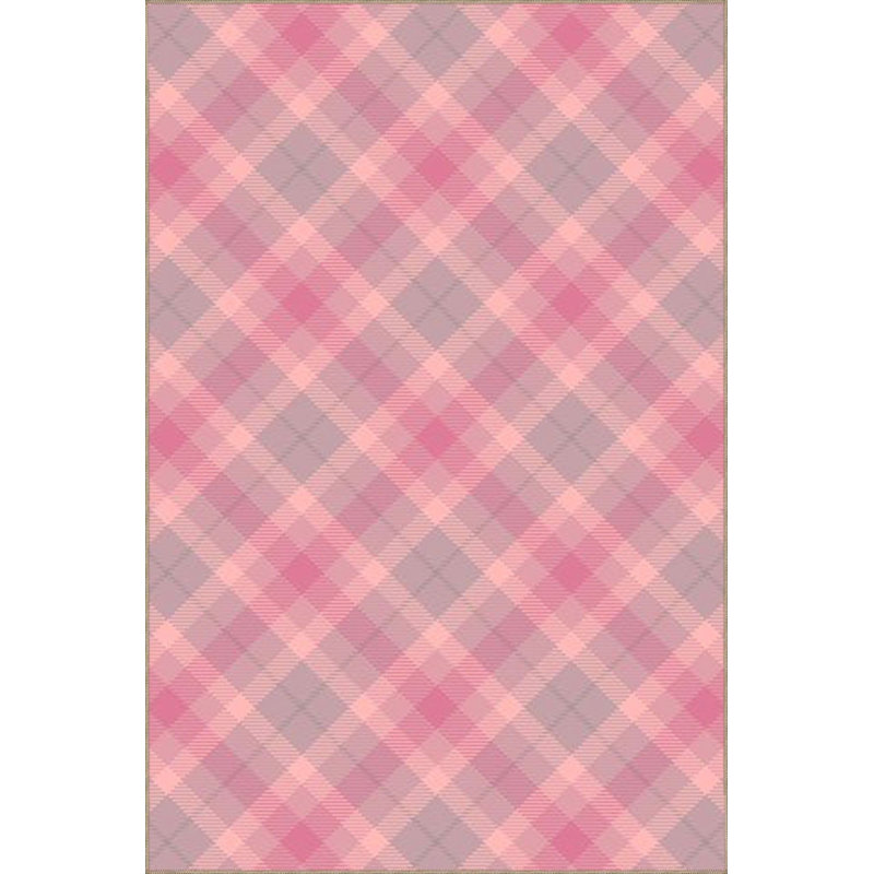 Cross Diamond Geometric Patterned Woven Base Decorative Machine Washable Rug, Rectangle 3'11" x 5'11" Rug Pad Included