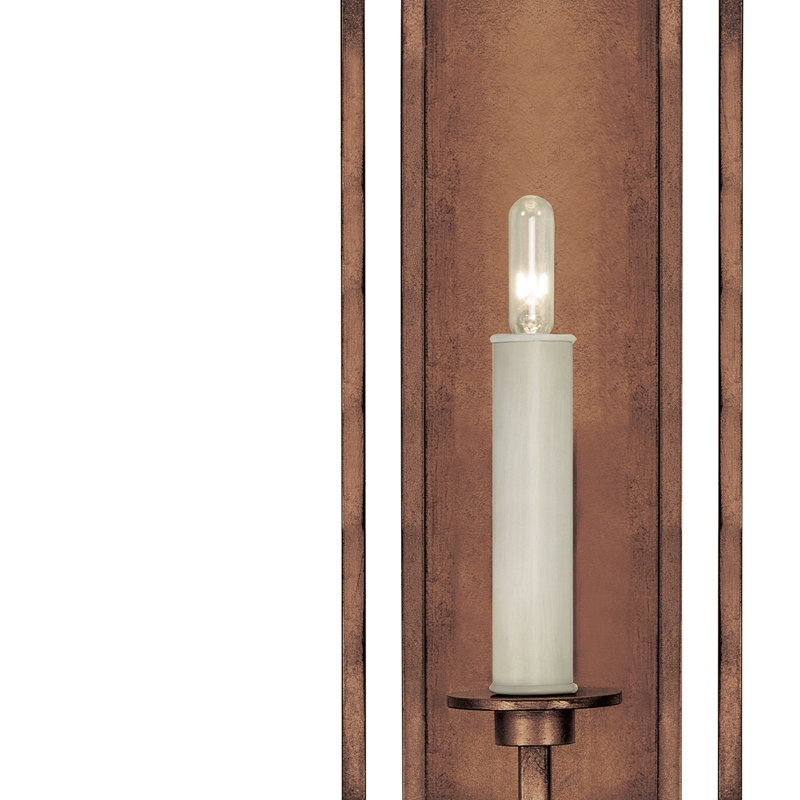 Cienfuegos 1 - Light Candle Wall Light, Antique Bronze