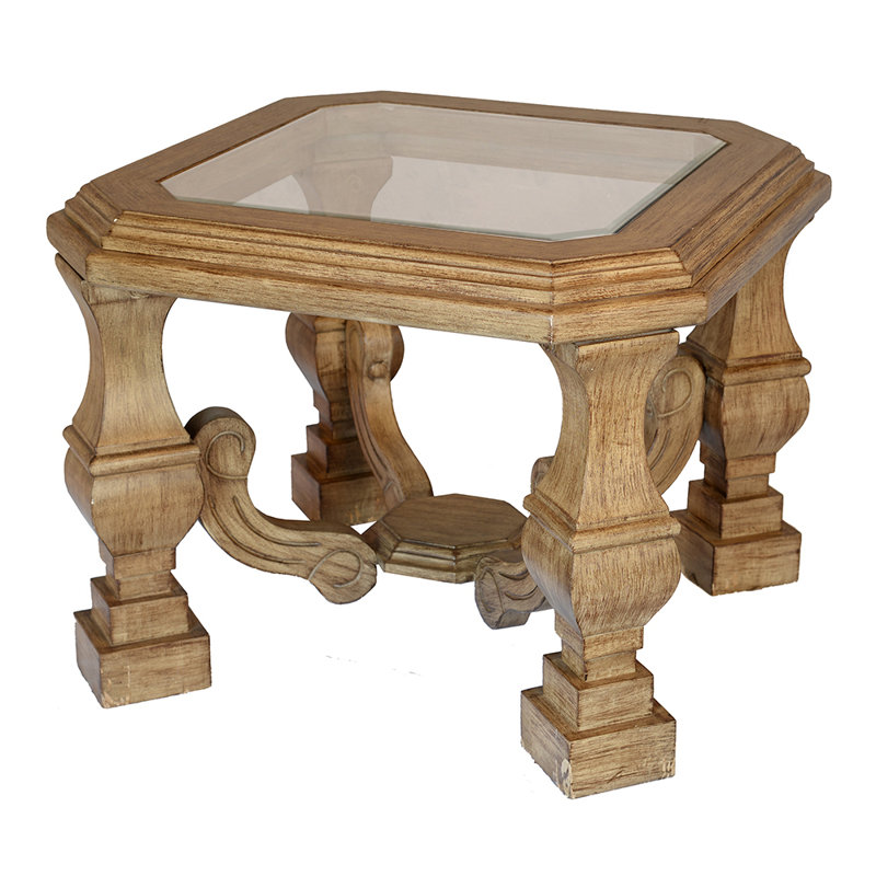 Table de bout , Bois jaune moyen