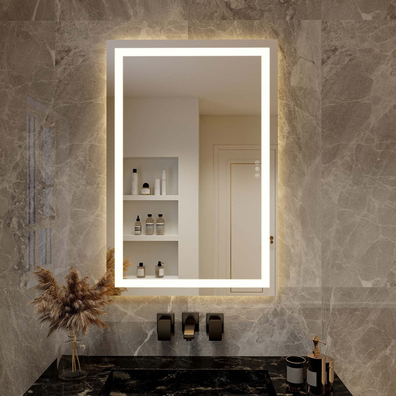 Miroir mural Kamiera, 40 po x 30 po