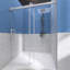 Porte de douche coulissante sans cadre avec verre trempé l 60 po x H 76 po-98173221